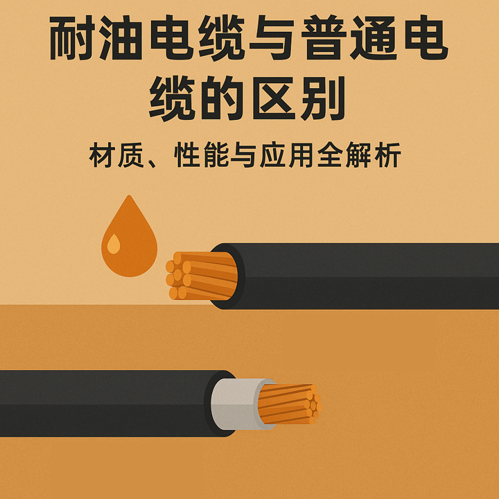 耐油電纜與普通電纜的區(qū)別：材質(zhì)、性能與應(yīng)用全解析