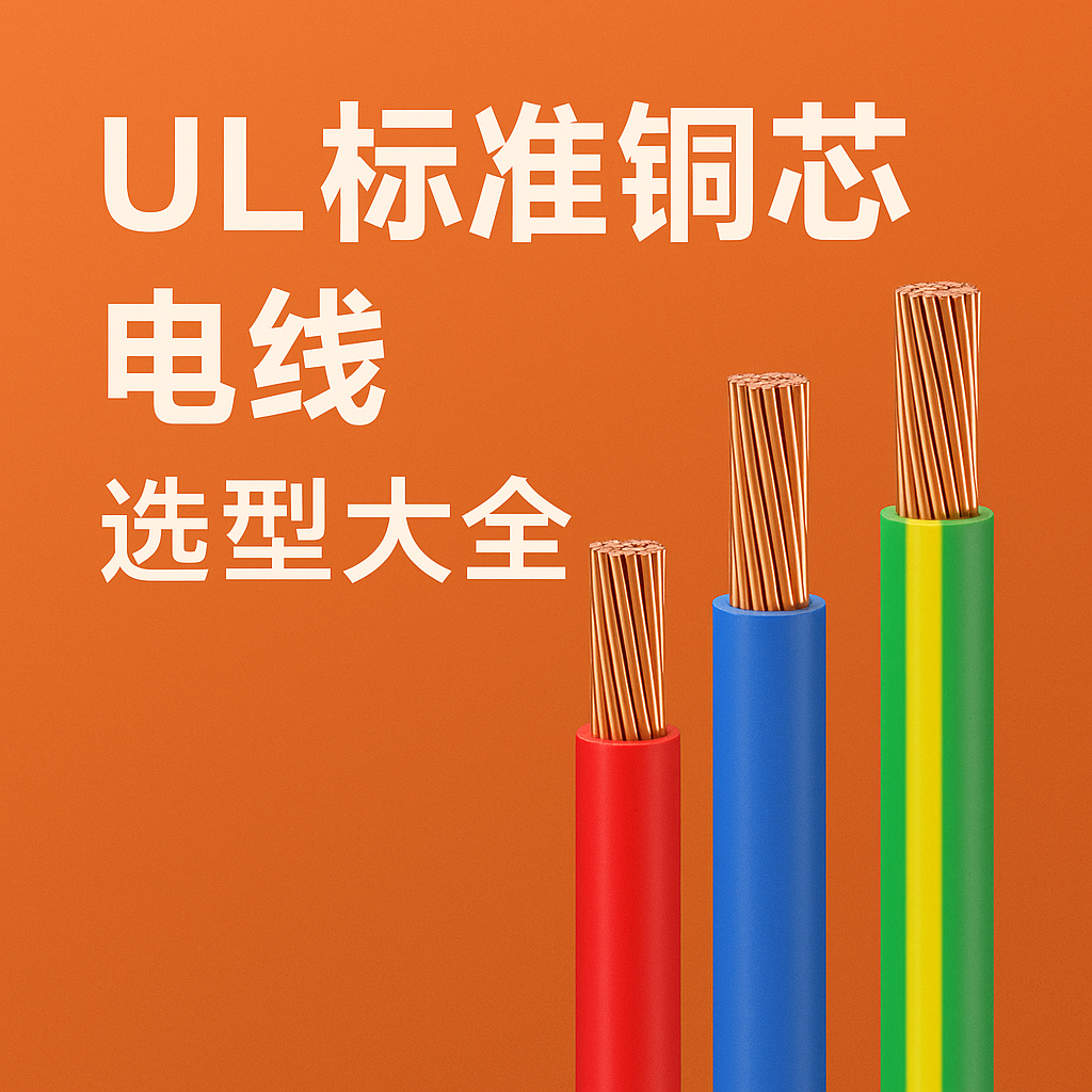 UL標(biāo)準(zhǔn)銅芯電線選型大全