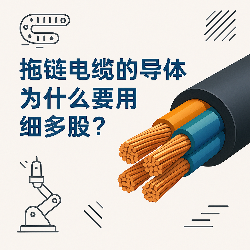拖鏈電纜的導體為什么要用細多股？